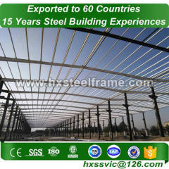 steel building erection made of welded H column use ASTM steel sale to Namibia