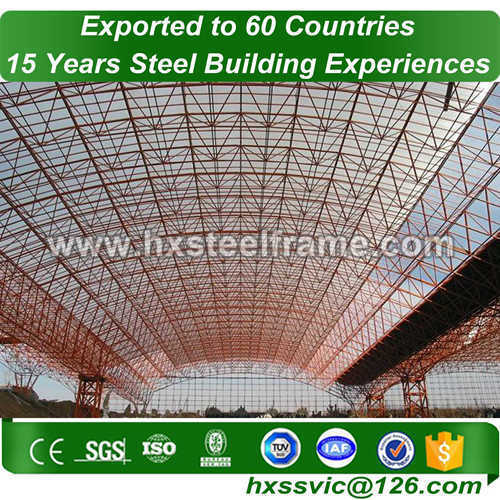 space steel structure building and space frame building pre-made sale to Dakar