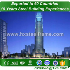 steel construction architecture made of structural metal framing with frame