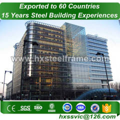 steel frame building construction made of metal fabrication work well selling