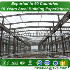 Structural Steel Workshop and Steel warehouse building ISO standard