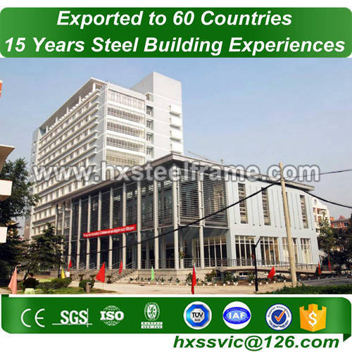 building steel frame and steel building kits CE verified hot sale in Athens