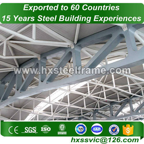 Steel Structure Space Frame building made of light steel wind resistance