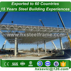 space frame construction and steel space frame structures with CE well painted