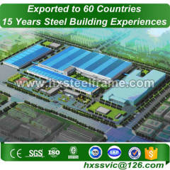 warehouse kits made of light steel frame of multi storey sale to Ulaanbaatar