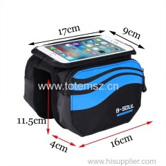 5.7 inch Bicycle Touch Screen Front Phone Bag
