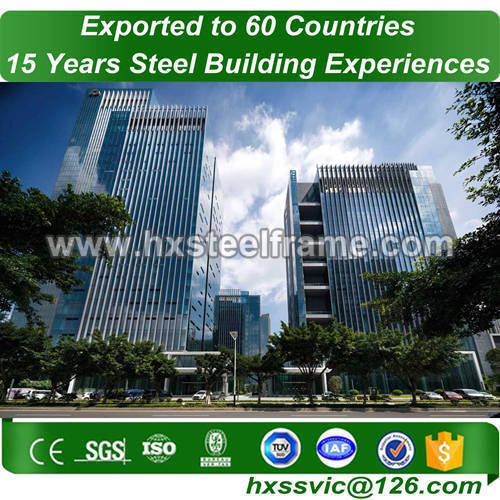 engineered buildings made of structural steel tubes with CE expertly erected