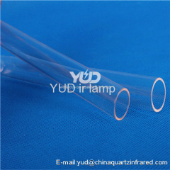 Fused silica quartz glass infrared heating tube