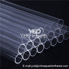 Fused silica quartz glass infrared heating tube