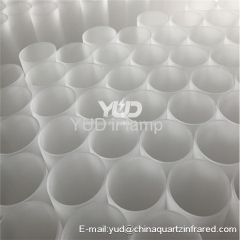 Fused silica quartz glass infrared heating tube