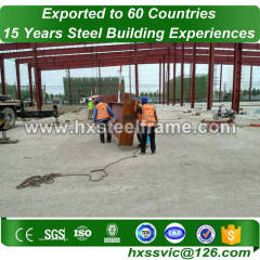 fabricated steel buildings made of prefab steel muti-floor reputably blasted