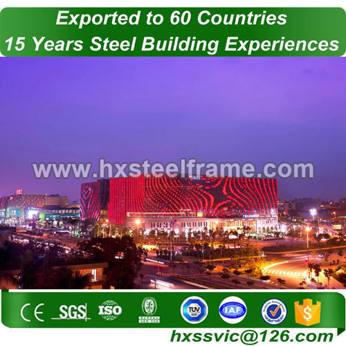 famous steel buildings made of lightweight frame customized export to Pretoria