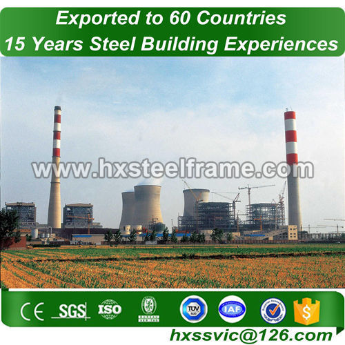 structure of thermal power plant made of heavy structures on sale nice created