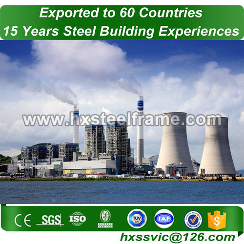 thermal power plant structure and steel industrial buildings BV verified