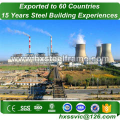 thermal power plant structure and steel industrial buildings hot-galvanized
