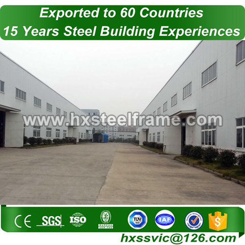factory buildings architecture and steel frame industrial buildings with ASTM