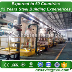 metal fabrication factory and steel frame industrial buildings rust proof