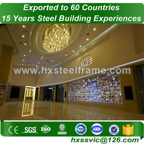 large prefab buildings and prefab metal buildings on sale hot selling at Asia