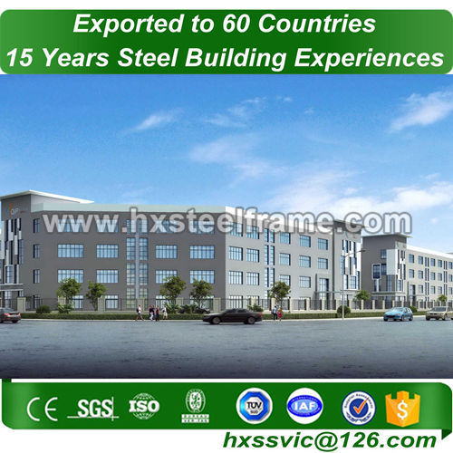 light steel building and prefab metal buildings with CE Mark provide to Europe