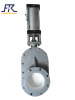 Pneumatic Ceramic Balance Double Disc Gate Valve for fly ash system