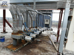 Pneumatic Ceramic Balance Double Disc Gate Valve for fly ash system