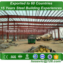 light steel framing systems and prefab metal buildings with CE at Malawi area