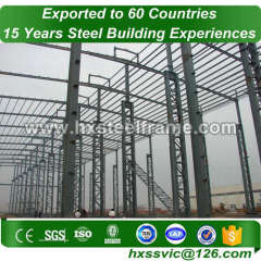 light steel structure building and prefab metal buildings CE verified