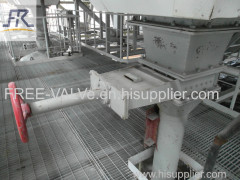 Anti-Wear Ceramic Discharge Dry Ash Knife Gate Valve for fly ash system/for Coal Washing Plant