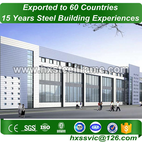 manufactured metal buildings and prefab metal buildings ISO9001 sale to Peru