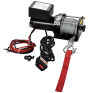 ELECTRIC winch 3000LBS WITH MOUNTING PLATE AND ROLLER FAIRLEAD