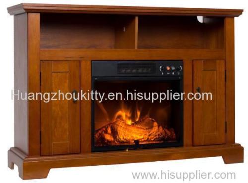 Decorative freestanding electric fireplace