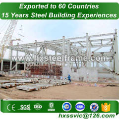 steel structure industrial building made of light guage steel ISO9001