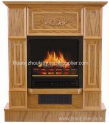 Decorative freestanding electric fireplace