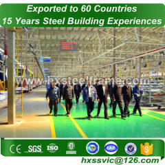 construction warehouse made of steel frame bh customized well welded for Burma