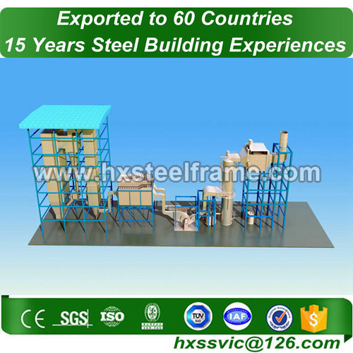 small steel buildings made of light steel with best design hot sale in Dhaka