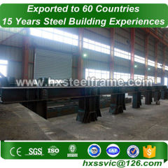 small steel buildings made of steel frame work ISO9001 to Managua market
