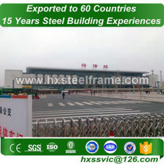 metal steel buildings made of stell frame with A36 A572 steel at Uganda area