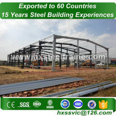 farm buildings made of portal steel frame by Q235 Q345B advancedly processed