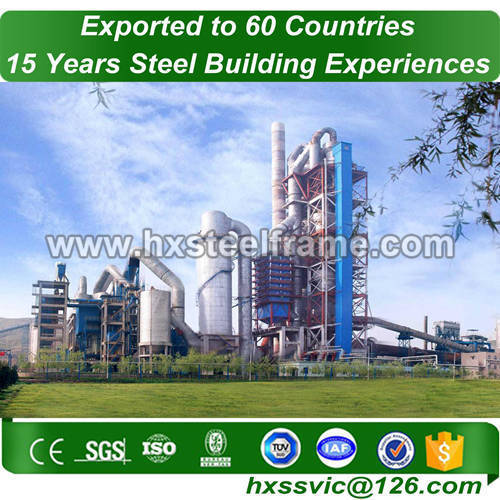 Industrial steel frame building made of steel frame long-span at Hanoi area