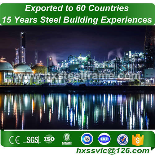 custom steel buildings made of light frame steel ISO9001 at Tanzania area