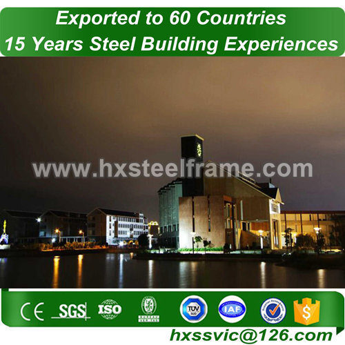 metal building construction and pre engineered steel building good price