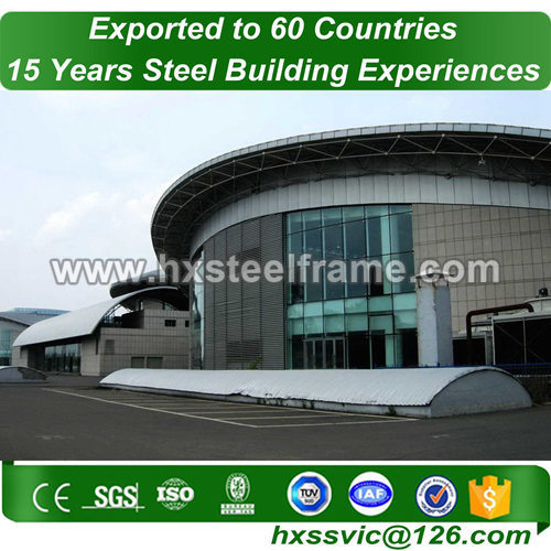 metal building parts and pre engineered steel building with CE at Algiers area