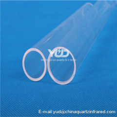 YUANDA heat resistence fused quartz glass tube