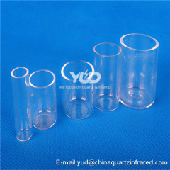 fused silica flame polished clear quartz glass tubes