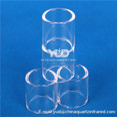 fused silica flame polished clear quartz glass tubes