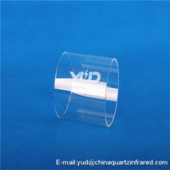 YUANDA heat resistence fused quartz glass tube