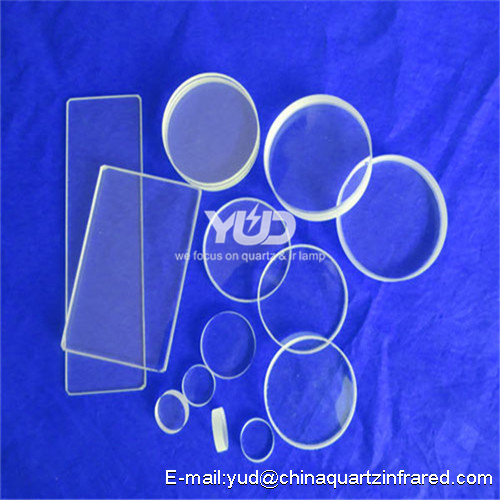 High light transmittance 92- 99.5% circular transparent uv quartz glass plate