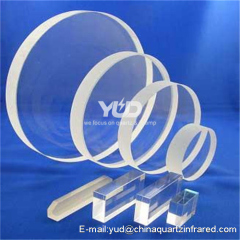 High light transmittance 92- 99.5% circular transparent uv quartz glass plate