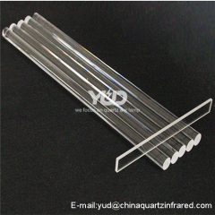 flame polished clear quartz glass tubes YUD