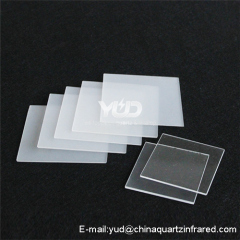 Milky white fused silica flame polished clear quartz glass tubes